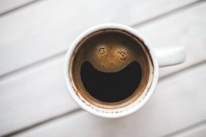 cafe con sonrisa